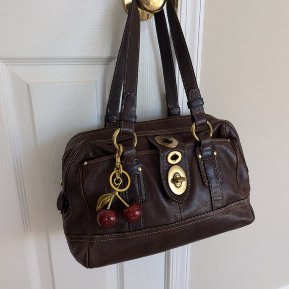 Vintage Coach Brown Handbag - Picture 7 of 8